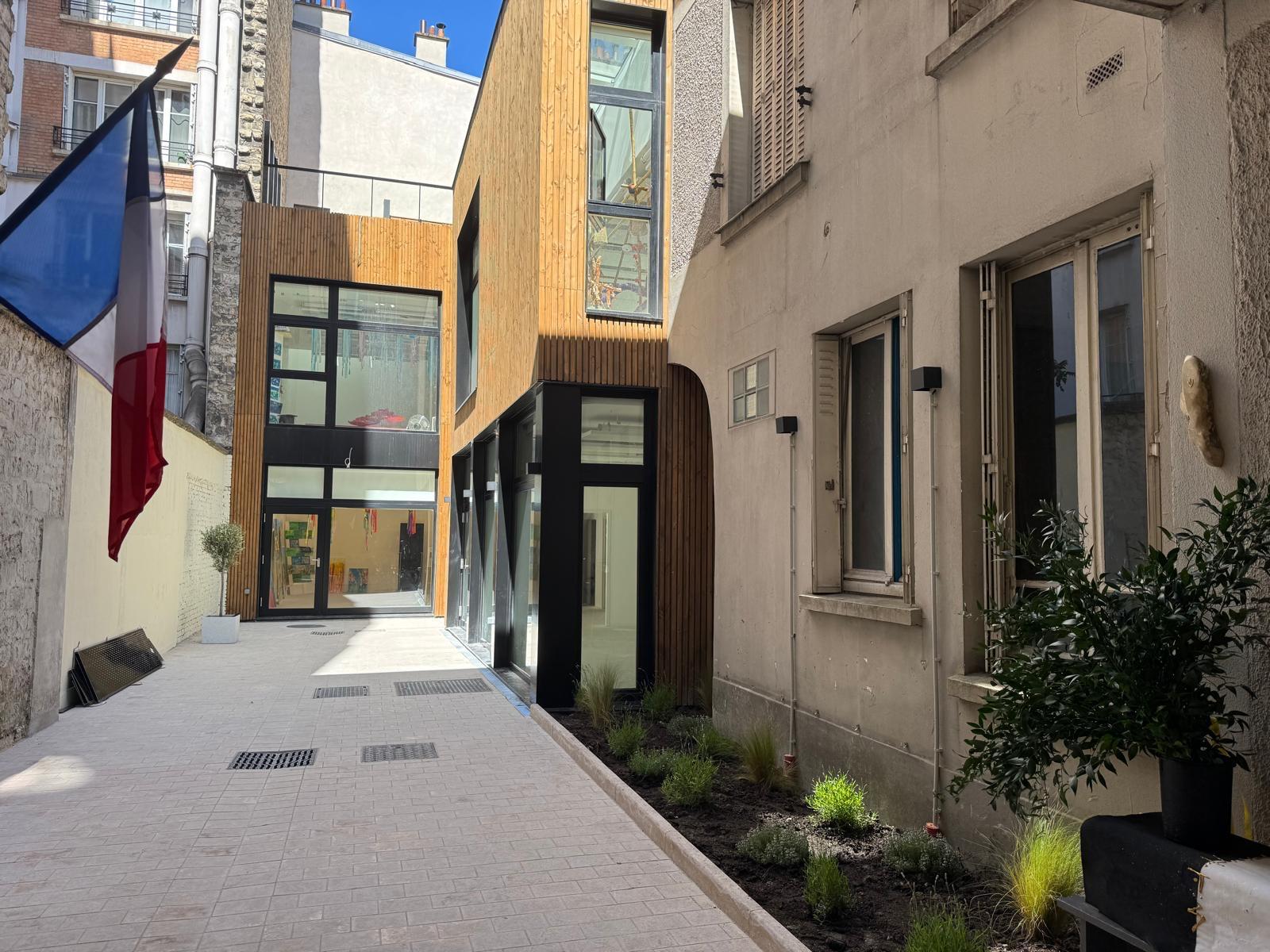 Photo Laugier Collège_Batiment neuf et batiment existant